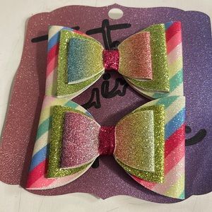 Tutu Girl Magic Hair-bow 2 pc